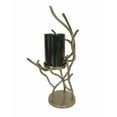 thumbnail image 2 of A&B Home Aluminum Branch Candle Holder - 10"W x 7"L x 17.5"H - Gold/Black, 2 of 5