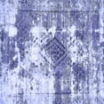 thumbnail image 1 of Ahgly Company Indoor Square Abstract Blue Modern Area Rugs, 6' Square, 1 of 4