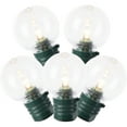 Holiday Time Super Bright LED Warm White G30 Christmas Lights, 57', 100