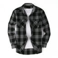 thumbnail image 5 of Damipow Men's Flannel Shirts Plaid Long Sleeve Button Down Shirt,Sizes S-2XL,Mens Shirts, 5 of 6