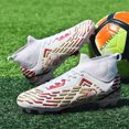 thumbnail image 3 of Zapatos de fútbol FG para hombre, botas de fútbol, tacos, zapatos deportivos al aire libre, zapatos de entrenamiento, partido, ultraligero, antideslizante, nuevo, suave, 3 of 5