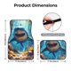 thumbnail image 5 of Balery Colorful Underwater Shark Juego de 4 Alfombrillas para Auto, Revestimientos de Caucho Resistente, Diseño Antideslizante, 5 of 7