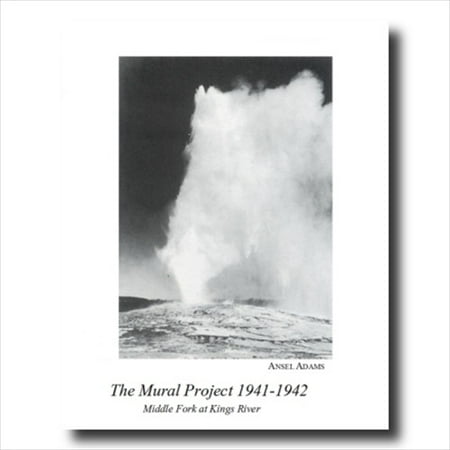 Ansel Adams Geyser B/W Photo Wall Picture Art