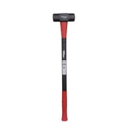 Hyper Tough 8lb Sledge Hammer with Double Injection Fiberglass 34" Handle