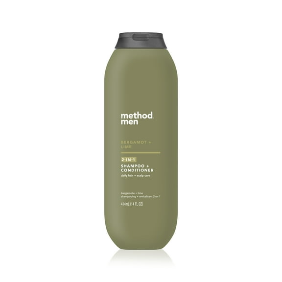 Method Men 2-in-1 Shampoo   Condtioner, Bergamot   Lime, 14 oz.
