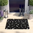 thumbnail image 2 of Occult Halloween Pattern Flannel Non Slip Door Rugs,Washable Door Mats Indoor,Decorative Door Mats,Dirt-Resistant and Absorbent Doormat for Entrance,Bedroom,Kitchen,Bathroom,31.5x17in(80x43cm), 2 of 4