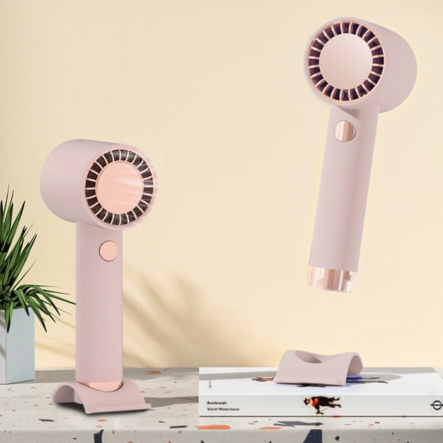 Fiudx Mini Ventilador Recargable Por Usb, Tecnología Turbo Airflow, Funcionamiento Silencioso, Diseño Portátil/De Escritorio, Uso Doméstico y Exterior, Esencial para El Verano, Material Abs, 5 V, Tam