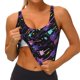 thumbnail image 3 of Balery Colorful Guitar Sujetadores deportivos con espalda cruzada para mujer, acolchados, sin costuras, de alto impacto, ideales para yoga, gimnasio, entrenamiento y fitness.-Large, 3 of 8