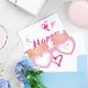 thumbnail image 5 of 8 piezas de gafas de papel Team Girl Eyeglass Baby Welcome Party Gafas Baby Shower Holidays Festival Photo Props (Rosa), 5 of 6