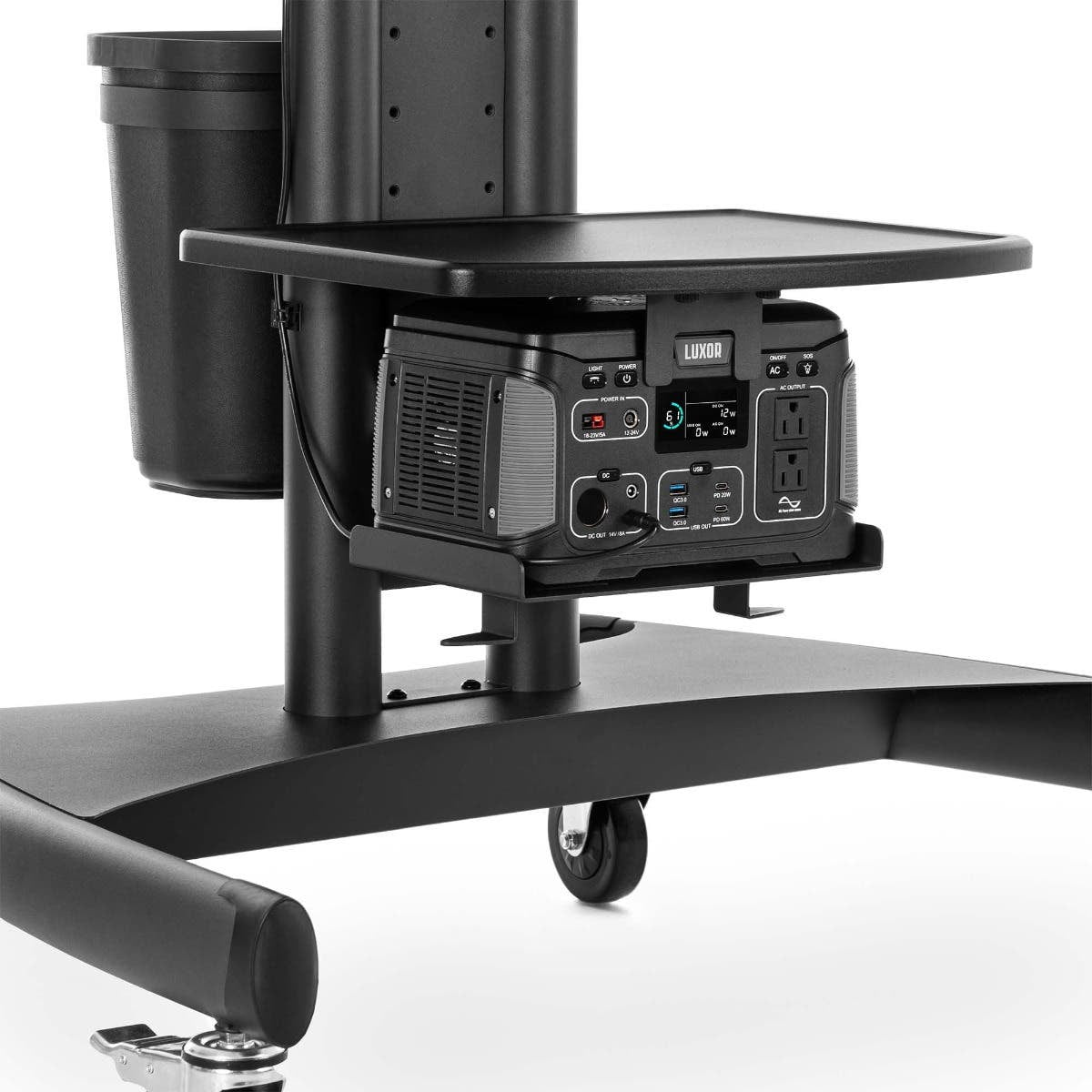 Luxor Mobile Battery Powered Ergonomic Workstation