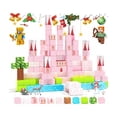 thumbnail image 1 of Set De Construcción Magnético Castillo De Princesa Niño 64pc ROSA, 1 of 5