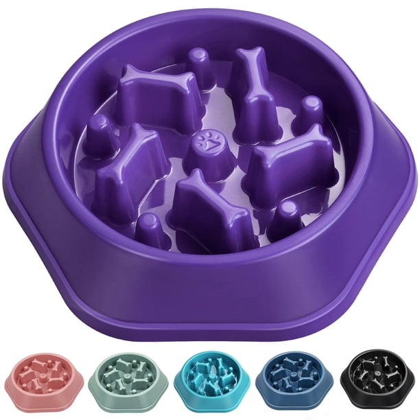 Cuenco para perros Slow Feeder UPSKY, antiasfixia, para perros pequeños y medianos