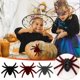 thumbnail image 2 of Simulación de araña de Halloween con pelusa, simulación de horror, con cardos, falsas arañas, decoración de bar, 2 of 4