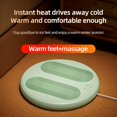 thumbnail image 2 of Foot warm artifact Foot massage heater home office under the desk massage electric heater,1 * Foot warm artifact,Green, 2 of 7