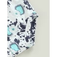 thumbnail image 7 of Western Baby Girl Clothes Short Sleeve Cow Girl Letter Print Shirts Shorts Headband Newborn 3Pcs Summer Outfits, 7 of 7