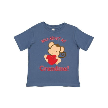 

Inktastic Wild About My Grandma Gift Toddler Boy or Toddler Girl T-Shirt