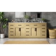 thumbnail image 2 of Elegant Kitchen and Bath Alden 84 inch Double Bathroom Vanity in Honey Brown, 2 of 10