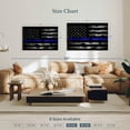 thumbnail image 4 of Elephant Stock Medical Heroes Flag Wall Art - Horizontal Canvas Wall Art - Living Room Wall Decor - Our America Canvas - Black And Gray Decor - 45" x 30", 4 of 8