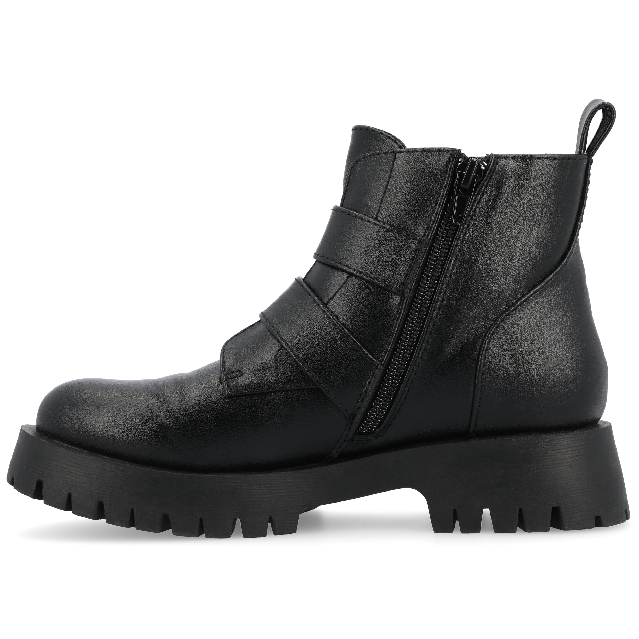 Journee Womens Maebry Treaded Outsole Round Toe Booties