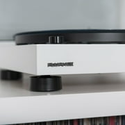 Fluance RT81 Elite High Fidelity Vinyl Turntable Record Player with Audio Technica AT95E Cartridge, Belt Drive, Built-in Preamp, Adjustable Counterweight, High Mass MDF Wood Plinth - Piano White