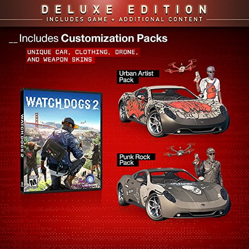 Watch Dogs 2 Deluxe Edition Ubisoft Xbox One Walmart Com Walmart Com