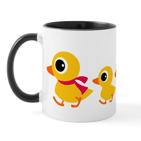 

CafePress - Distracted Duck Mug - 11 oz Ceramic Mug - Novelty Coffee Tea Cup