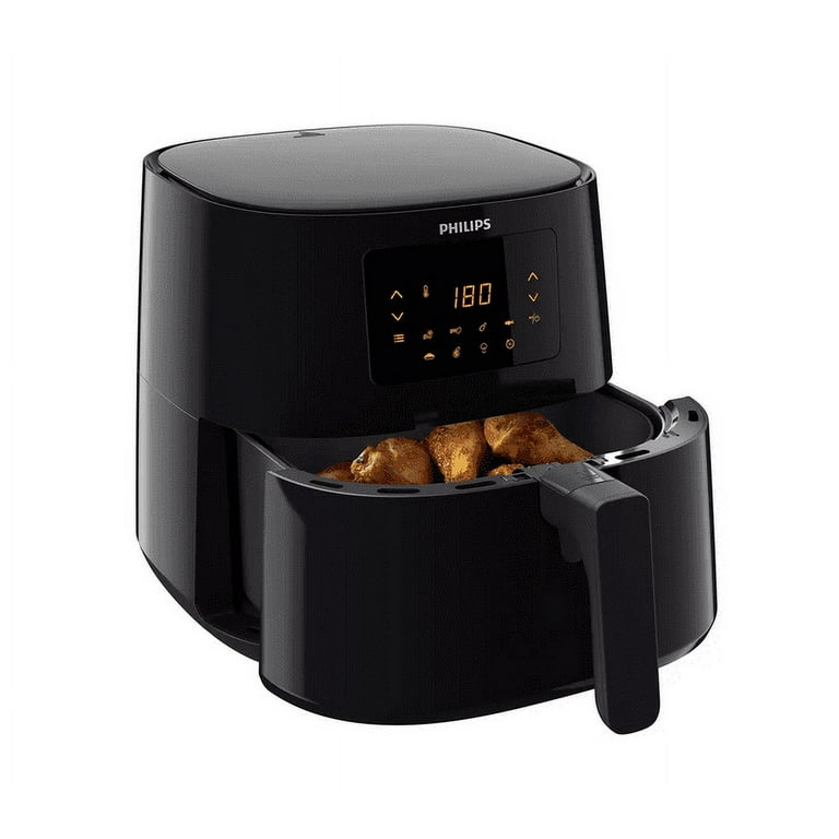  Philips Essential Airfryer XL 2.65lb/6.2L Capacity Digital  Airfryer with Rapid Air Technology, Starfish Design, Easy Clean Basket,  Black, (HD9270/91) : Home & Kitchen
