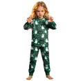 thumbnail image 4 of Leey-World Halloween Dress Kids Pajamas Sets Boys Girls 2-Piece Sleepwear Set Halloween Long Sleeve Casual Kids Pajamas, 4 of 9