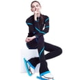 thumbnail image 5 of LIUHUO Ice Skating Pants Jackets Girls Women Soft Skate Coat Fleece Skiing Training Leggings, 5 of 7