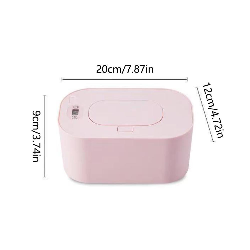 SharkTRUE Baby Wipe Warmer, Wipe Warmer and Baby Wet Wipes Dispenser, Smart Precise Temperature Control Large Capacity Evenly Overall Heating Silence, Pink