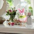 thumbnail image 4 of Nmdmisc Easter Plush Bird Decorations Bird Figurines Doll Table Ornament Plush Bird Fabric Bird for Gifts Indoor Outdoor Office Shelf Garden Birthday Party Favors Ornaments (Pink), 4 of 4