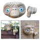 thumbnail image 5 of Resina Alien Tree Hugger Garden Peeker Yard Art Funny Whimsical Wall Tree Face Escultura Decoración de Jardín, Exquisita, Fácil de Instalar Y Usar. L Macarena Abrazador de árboles, 5 of 7