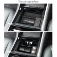 thumbnail image 3 of Riwesomey Reemplazo para Tesla Model 3, consola central, anteojos, billetera, caja de almacenamiento para reposabrazos, bandeja organizadora de cosas Automoción decorativa y accesorios, 3 of 8