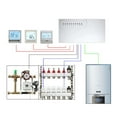 thumbnail image 2 of 3A Water Floor Heating System Smart WIFI Thermostat Central Heating Wiring Centres Hub Controller Actuators For Gas Boiler ,Easily DIY, 2 of 5