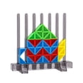 thumbnail image 2 of Puzzle de bloques de construcción - Juguete educativo para aprendizaje temprano para exploración sensorial y entrenamiento del pensamiento - Juego de mesa de 15x14x5cm, 2 of 7