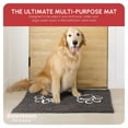 thumbnail image 4 of My Doggy Place Dog Mat for Muddy Paws, Washable Dog Door Mat, Ash, L, 4 of 7