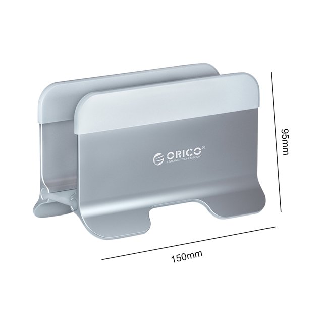 Soporte para portátil Gravity de aleación de aluminio para Macbook/iPad/iPhone (1 ranura plateada) Ehuebsd Para estrenar