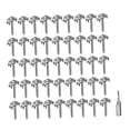 thumbnail image 2 of 50 piezas de grapas para cercas, accesorios resistentes, fáciles de usar, prácticos y prácticos clavos para cercas de madera blanda, 2 of 8