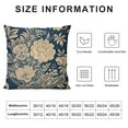 thumbnail image 5 of Nawypu  Farmhouse Throw Pillow Cover Chinese Style Chinoiserie Blue and White Porcelain Floral Pillow Cases Cushion Cover for Office Living Room Bedroom Car Chair Home Decorations, 5 of 5
