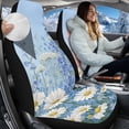 thumbnail image 2 of Uorisanigo Car Seat Covers, Soft Comfort 2 Pcs Daisy Print High Back Seat Covers for Cars, SUVs Pick-up Truck, Auto Interior Accessories Cushions, Automotive Accessories, 2 of 7