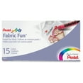 thumbnail image 3 of Pentel Fabric Dye Stick Set, 15-Colors, 3 of 3