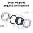 thumbnail image 3 of Juego de anillos magnéticos Fidget Toy Finger Rock, 9 unidades, para adultos, 3 of 6