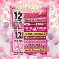 thumbnail image 6 of 12-Year-Old Girl Birthday Gifts - Birthday Gifts for 12 Year Old Girl - 12-Year-Old Girls Bday Presents Ideas, Cool Presents for 12 Year Old Girls, 12th Bday Gift Decorations Throw Blanket 50"X60", 6 of 6