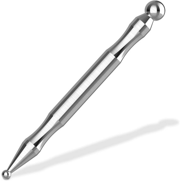 Acupuncture Pen, Facial Reflexology Tools Stainless Steel, Trigger Point Massager Tool, Deep Tissue Massage Tool,silver