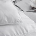 thumbnail image 7 of Three Geese Duvet Insert Down Alternative Comforter Queen Size, Soft Lightweight Quilted All Season Bedding Comforter with 8 Corner Tabs, Hypoallergenic & Machine Washable ( White  Stripe, 90"X90"), 7 of 7