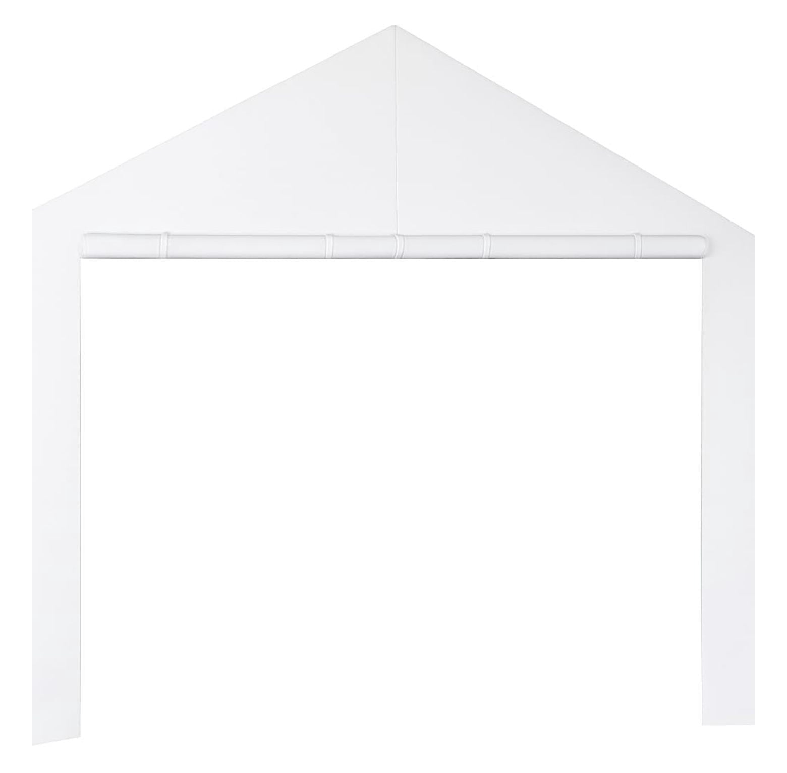 10X20 Canopy Tarp Carport (Front Panel White)