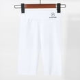 thumbnail image 2 of Nilvkv Girls Leggings, Leggings for Girls, Print Textured Lightweight Stretchy Capri Leggings Sporty Summer Casual White 10-11 Years, 2 of 5