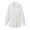 White, variant on Women's Button down Shirts Trendy Long Lantern Sleeve Collared Work Office Blouse Casual Solid Smocked Tops