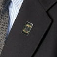 thumbnail image 2 of Each Day is a Fresh Start Citrus Metal Rectangle Lapel Hat Pin Tie Tack Pinback, 2 of 4