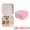 Pink, variant on Unique Bargains Travel Jewelry Box Portable PU Leather Jewelry Case Birthday Gifts Pink